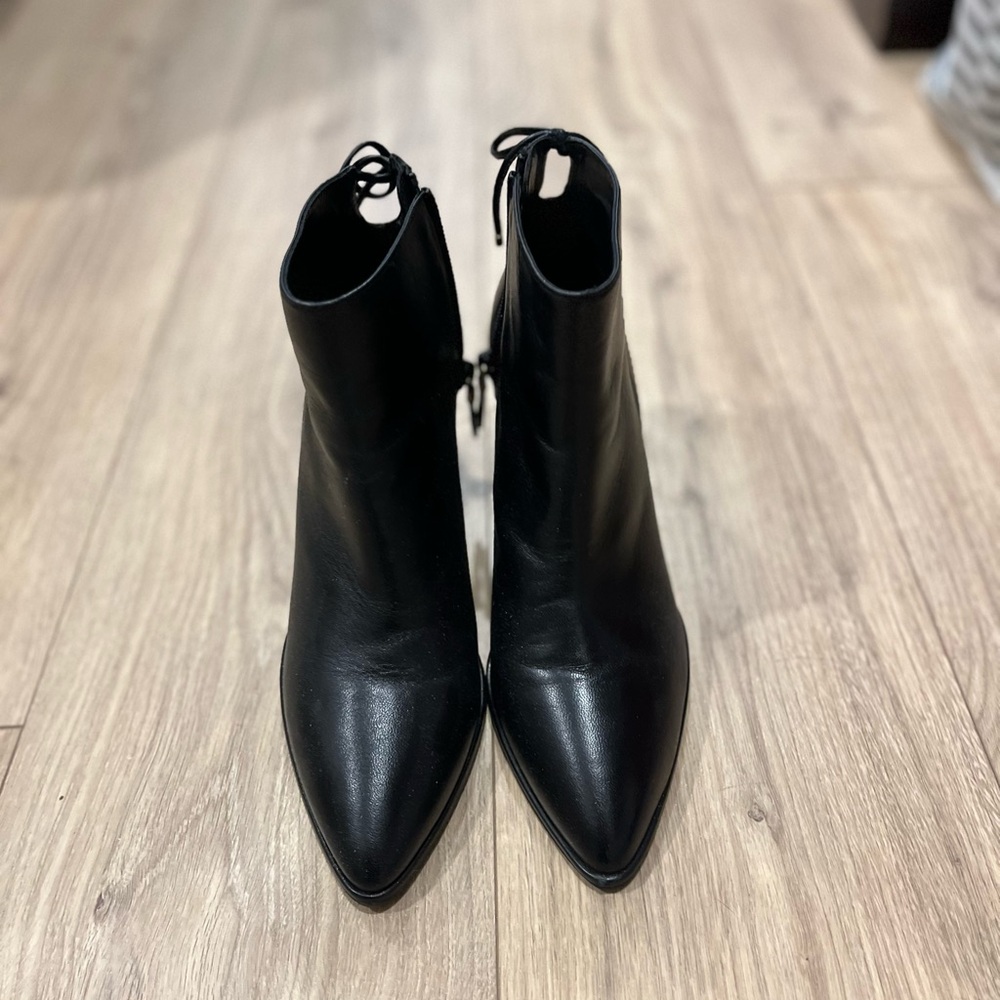 Stuart Weitzman Black Ankle Booties